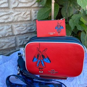 2pcs Coach Marvel Spider-Man Crossbody
